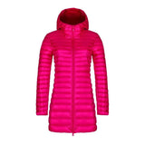 2022 Long Duck Down Parka Warm Feather Jacket For Women Winter Large Size Down Coats Ultra Light Quilted Hooded Coats