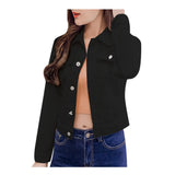 Women Denim Jacket For Women Coat Jacket Single Breasted Short Denim Female Jacket Coats 2023