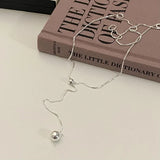 Square Shell Necklace-Outfit