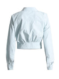 Toloer 2024 New Niche Design Irregular Cross Off-Shoulder Design Sense Long-Sleeved Shirt Women's Simple Top-Outfit