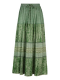 Fairy Vintage Printed Midi Skirt-Outfit
