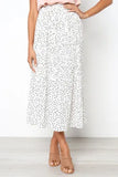 Toloer Into The Fashion Polka Point 2024 Sweet Pocket Pleated Skirt Length Skirt-Outfit