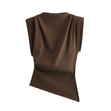 Homemade New Women's Fashion Classic Folded Decorative Pads On The Shoulder