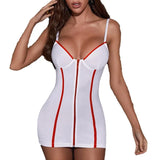 Sex Nurse Uniform Three-Piece Role-Playing Sexy Passion Free Sexy