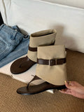 And Clamped Cool Boots Short Boots Women's Shoes 2025 New Summer With Skirt Cardy Western Boots