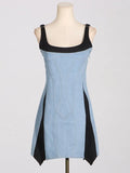 Street-Colly Denim Dress 2025 New Fashion Design Sling Bag Hip Short Dress Women's