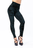 Imitation Denim Super Stretch Cropped