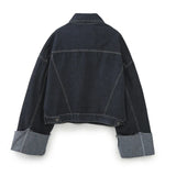 New Denim Jacket 9632255 Roll-Side Trousers And Foot Jeans