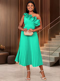Shoulder Collar High-Rise Dress Party Party