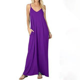 Long Dress 2021 Summer Women Strap Beach Dress Casual Irregular Oversized Loose Floor Dress Beach Travel