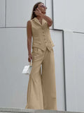 Fashion Casual Vest Trousers Suit Women's