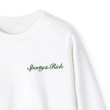 Back Graphic Quote Crewneck Sweatshirt-Outfit
