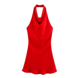 Women's Dress 2025S Summer New Fashion Simple Silk And Collar Dress