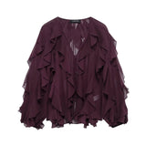 New Laminated Solid Color Shirt
