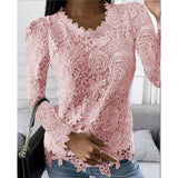 Explosion Women's 2025 Summer New T-Shirt Back Jacket Lace