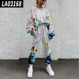 New Women's Digital Printed Grass Pattern Suit Autumn and Winter