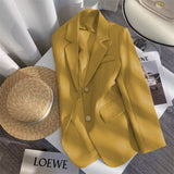 Toloer White Suit Jacket Female Spring 2024 New Spring And Autumn Design Sense Fried Street Clothes Popular Suit Women-Outfit