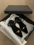 Sandals Women Wear A New Korean Version Of The French Style Soft Dress Black Roman Shoes In The