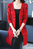 Cardigans Long Sleeve Casual V Neck Loose Knitted Korean Style Sweater Coat Spring Autumn Fashion Tops New