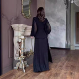 Autumn New Women's Pure Color Small Fragrant Style Elegant Dress