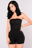 Club Fitness Romper Sexy One Piece Sleeveless Tube Backless Bodycon Jumpsuits Playsuits Shorts Tracksuits Clothes