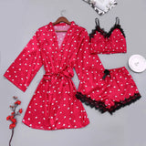 Direct Selling Love Summer Pajamas Set Tector Lace Ice Sling Skirt Home Dress