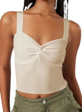 Toloer New Sweater Belt Vest Inside The Knot V Neck Without Sleffowed Wear Bottom Strapless Top Female-Outfit