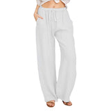 Blended Women's Plus Size Loose Cotton Linen Casual