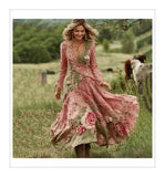 Shirt Dress Bohemian Holiday Dress Print