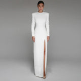 Bridal Little Man 2025 New High-End Engagement Dress Dress Red Breasted Banquet Evening