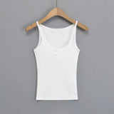 Trendy Women's Dress Is Sweet And Pure To Make Waves, Slim Short-Sleeved T-Shirt, Short-Style Navel Top + Small Suspenders Inside.-Outfit