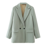 Women's Jacket Jacket Spring And Autumn Classic Repair Trend Two Buckle 23 Color