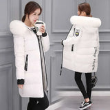 Cotton-Padded Jacket Women Coat New Winter Korean Version Slim Down Padded Jacket Women Long Plus Thick Cotton-Padded Jacket Women-Outfit