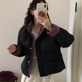 2024 Winter New Women's Fashion Cotton-Padded Clothes Hot Style Design Sense Short Cotton-Padded Jacket Small Down Cotton Jacket Coat Tide-Outfit