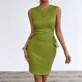 Summer Women's Bag Hip Open Word Collar Temperament Hottie Dress Dress Dress Dress