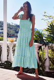 High-End 2025 Spring And Summer Women's New Sexy Print Slinged Dopamine Wearing Dress