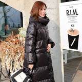 Fashion Raccoon Fur Collar Womens Down Jackets Winter Coat Parka For Girl Women Puffer Female Warm Jacket Plus Size Coats