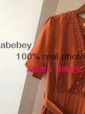 Women Summer Midi Dress 2022 Sweet Elegant Woman Party Dresses V Neck Puff Sleeve Sundress Vestidos Robe Female