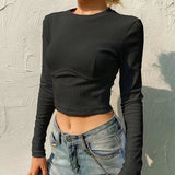 Toloer Style Women's Wear 2024 Spring New Fashion Logo Featured Chest T-Shirt Slim Slim Short Top-Outfit