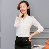 The White Shirt With Long Sleeves Of The New Korean Women's Dress In Spring And Summer Of 2023.-Outfit