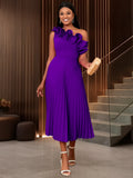 Shoulder Collar High-Rise Dress Party Party