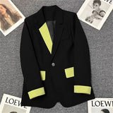 Early Autumn Blaze Suit Jacket Women's New High-End Temperament Fashion Fried Street Casual Loose Suit