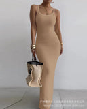 White Slim Dress LZR16640 / HDZ0222-Outfit