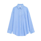 Spring And Summer New Striped Loose Shirt 3217253 Pajamas Trousers