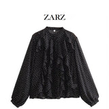 Homemade New Women's Classic Fashion Laminated Booz Shirt