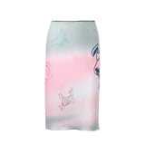 Ins2024 Summer Women's New Fashion Street Hot Girls Real Shot Gradually Half-Dressed Dress