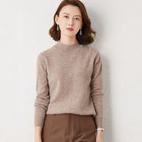 and Winter Pure Cashmere Turtleneck Sweater Women Casual Soft Elegant Sweater Knitted Pullover New Top Pull Femme