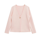 Homemade New Women's Oceaned Smozy Casual Simple Knitted Coat