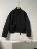 New Collar Long Sleeves Loose Pocket Cotton Coat Casual