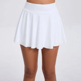 Toloer Pleated Sports Skirt Contains Tennis Bag Quick Drying Tennis Skirt Pants Prevent Naked Fitness Skirt 9905-Outfit